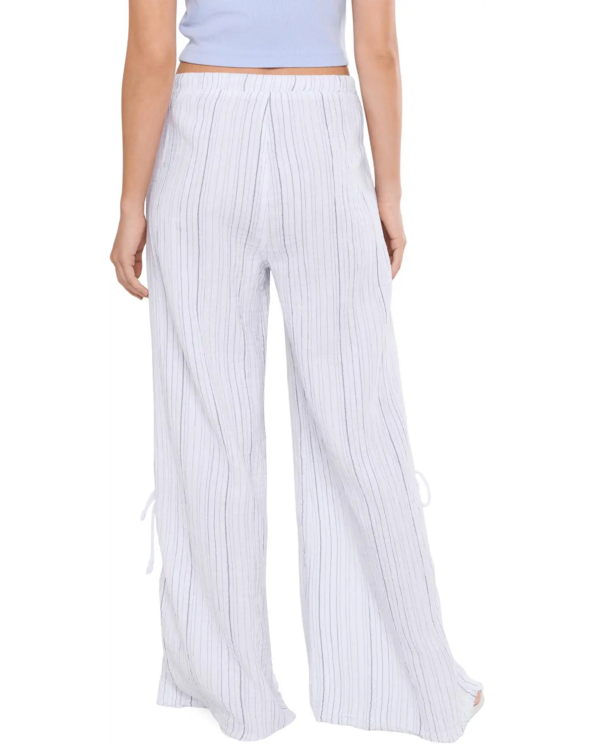 Striped Muriel  wide leg pant-XCVI 23168