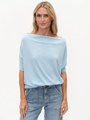 S/S Anywhere top cloud blue-Six Fifty SF3037