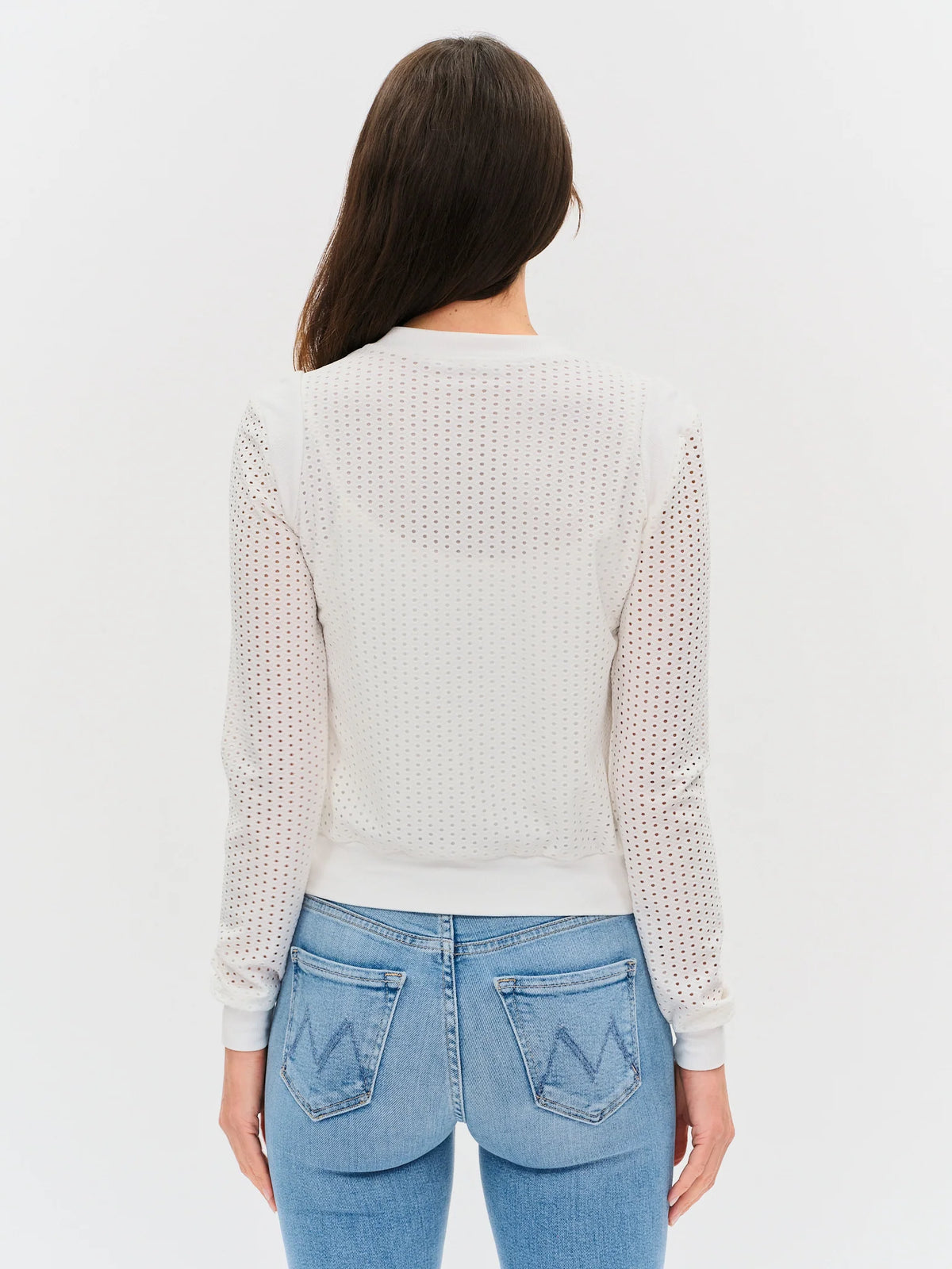 The Cutout open knit zip jkt-Six Fifty SF5633