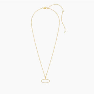 One with the Oval pendant nck-Ella Stein