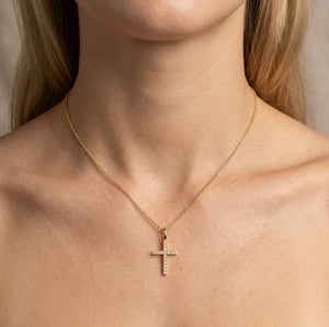 Believe Cross pendant nck-Ella Stein