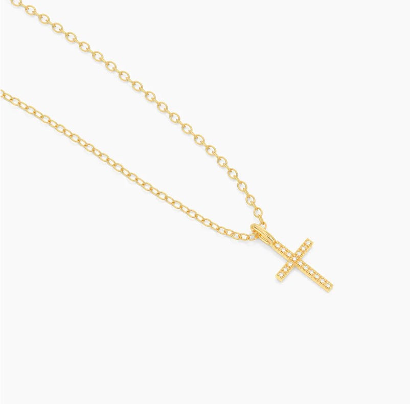 Believe Cross pendant nck-Ella Stein