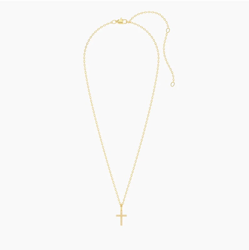 Believe Cross pendant nck-Ella Stein