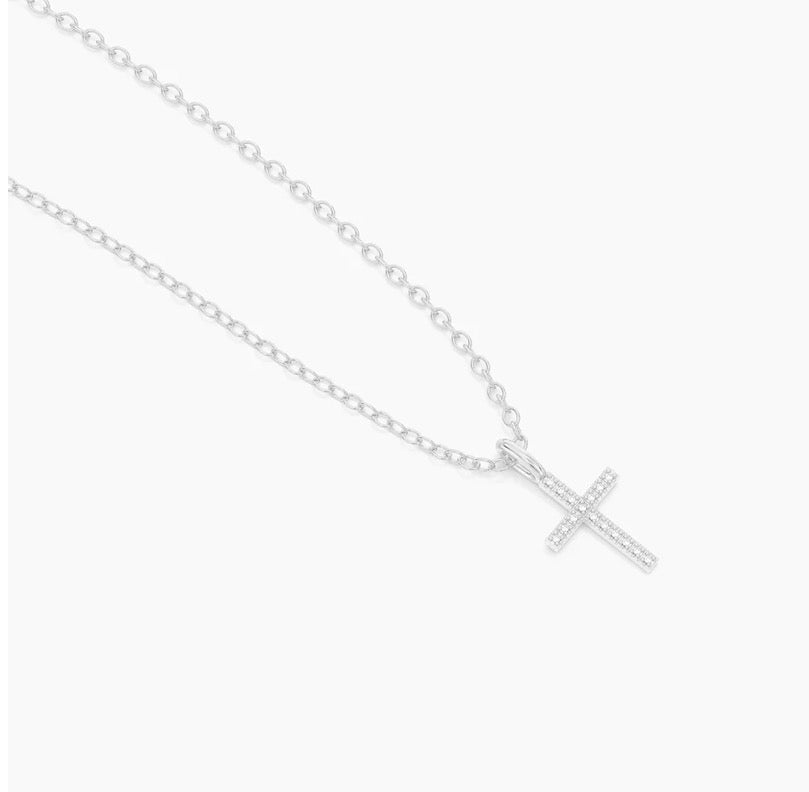 Believe Cross pendant nck-Ella Stein