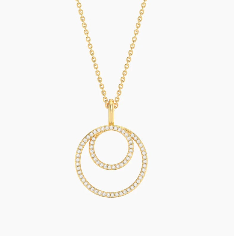 Inner Circle Pendant Necklace-Ella Stein