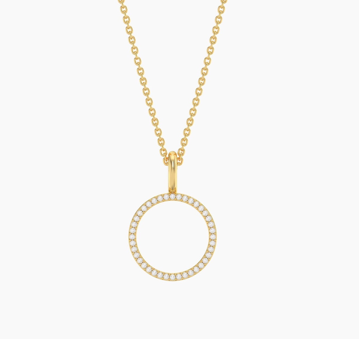Standing O Pendant Nck-Ella Stein