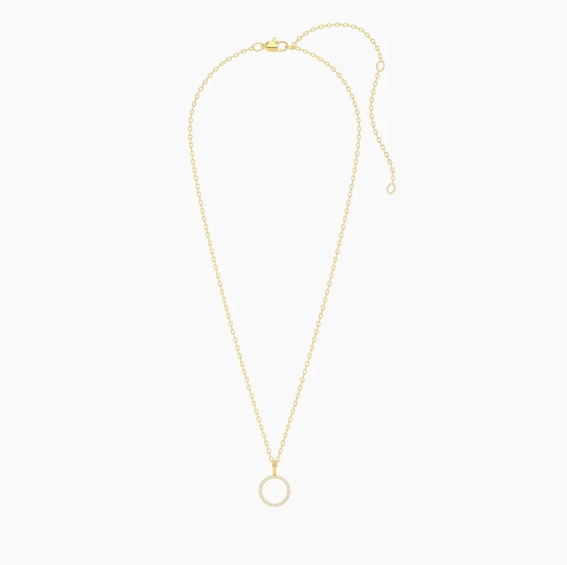 Standing O Pendant Nck-Ella Stein