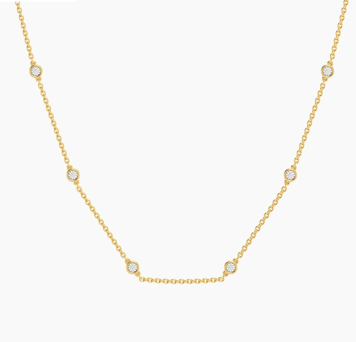 In the Loop Chain Necklace-Ella Stein