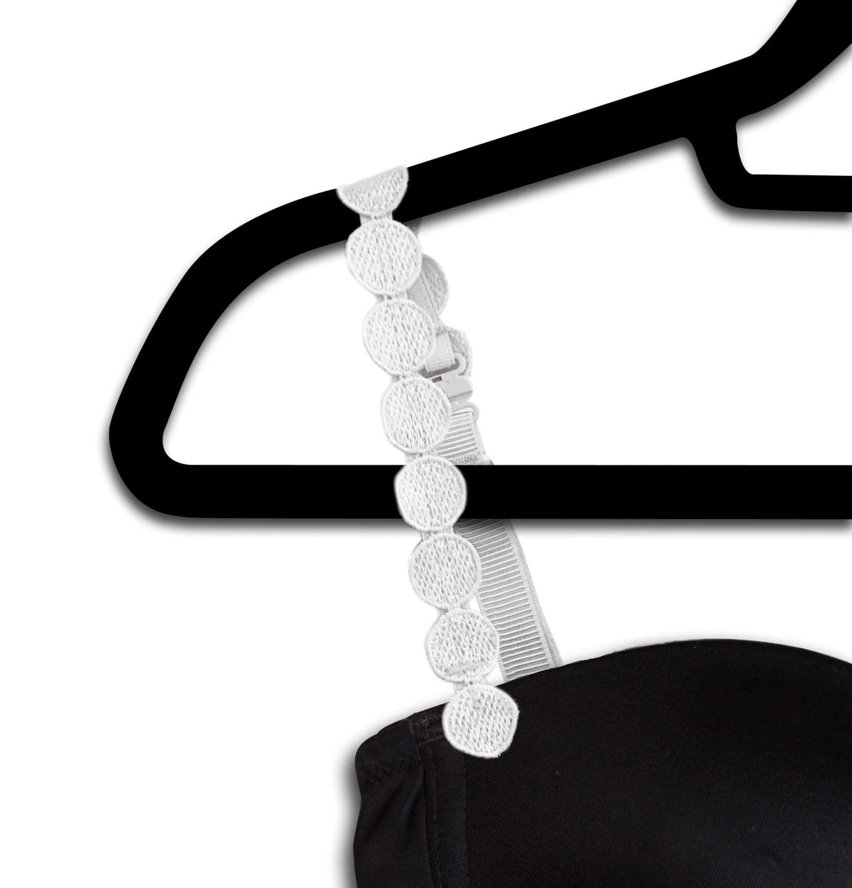 White circles basic bra-Strap-it's