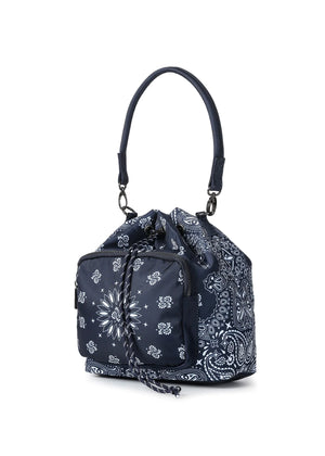 Harley Navy Bandana Bucket Bag-Haute Shore