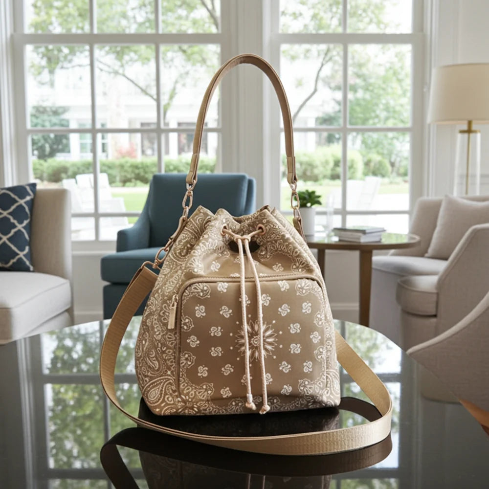 Harley Buff Bandana Bucket Bag-Haute Shore