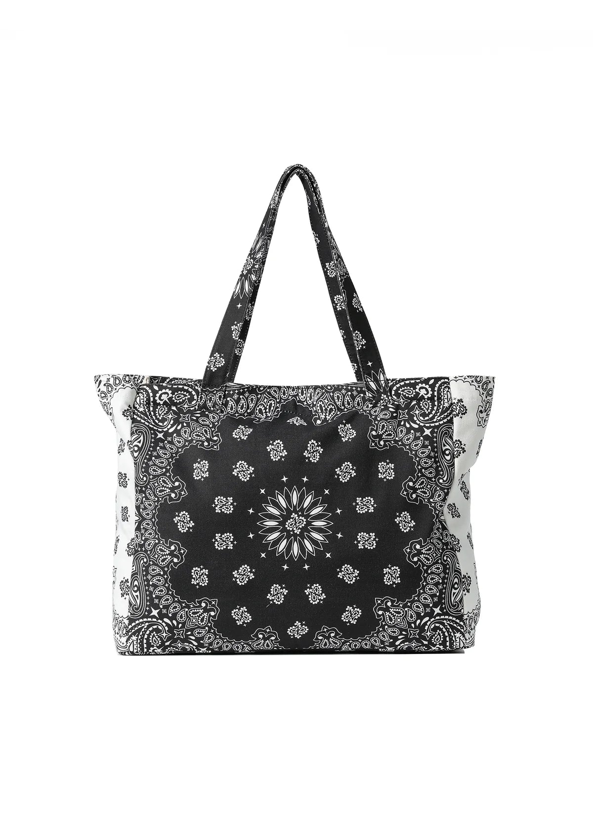 Bailey Bandana Tote Bag Blk/Whi-Haute Shore