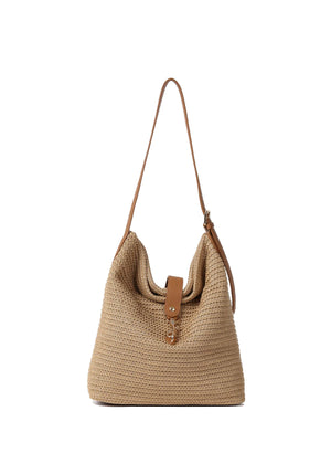 Sandy Carpi Raffia Bag-Haute Shore