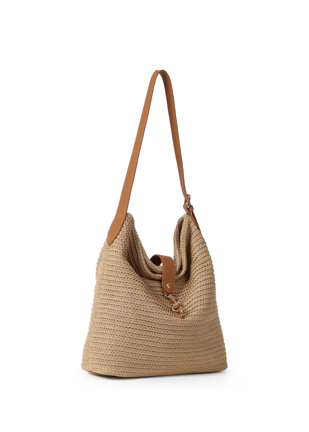 Sandy Carpi Raffia Bag-Haute Shore