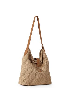Sandy Carpi Raffia Bag-Haute Shore