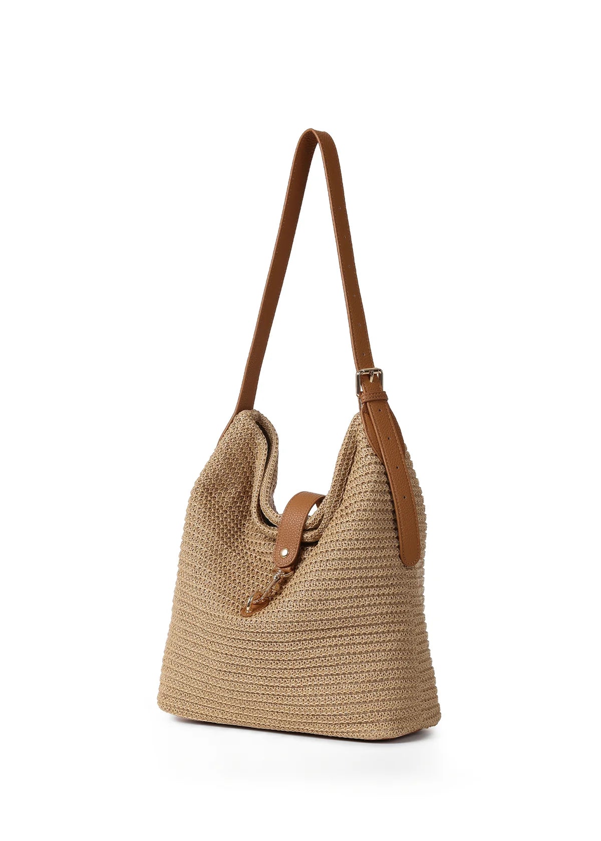 Sandy Carpi Raffia Bag-Haute Shore