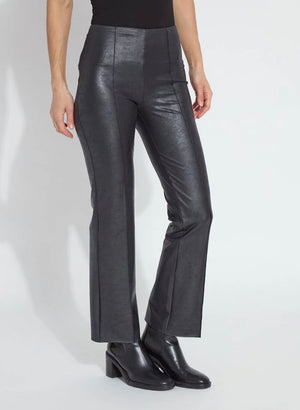 Elysse foiled vegan leather pant-Lysse 3401