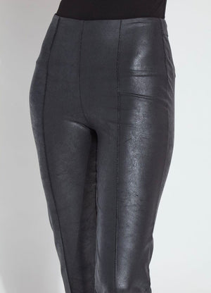 Elysse foiled vegan leather pant-Lysse 3401