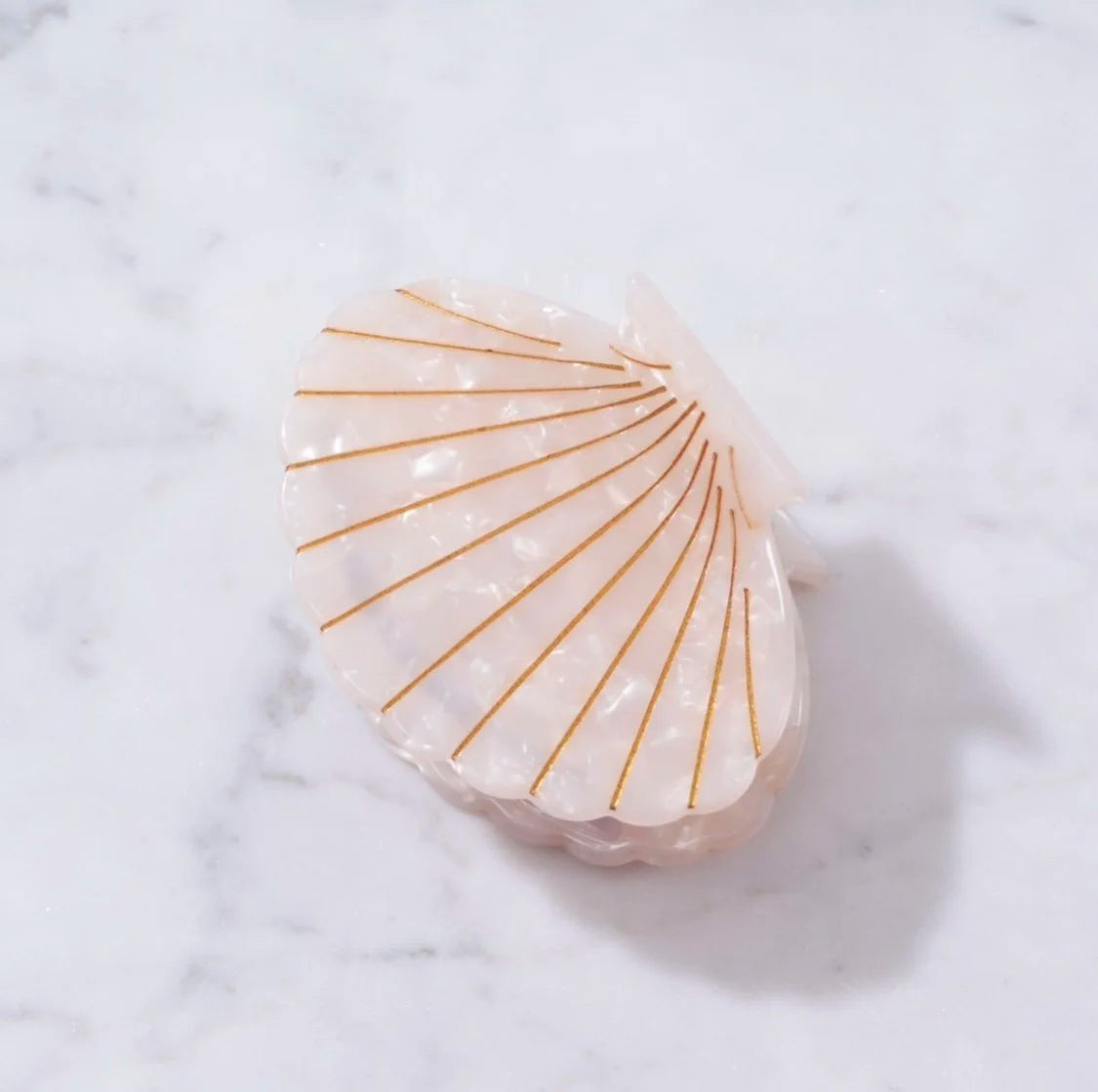 Scallop Shell lrg Hair Clip-Haven