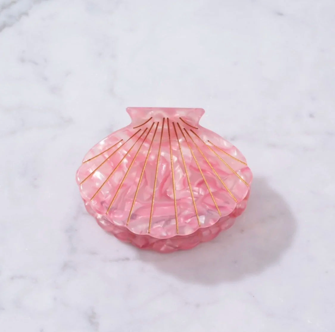 Scallop Shell lrg Hair Clip-Haven