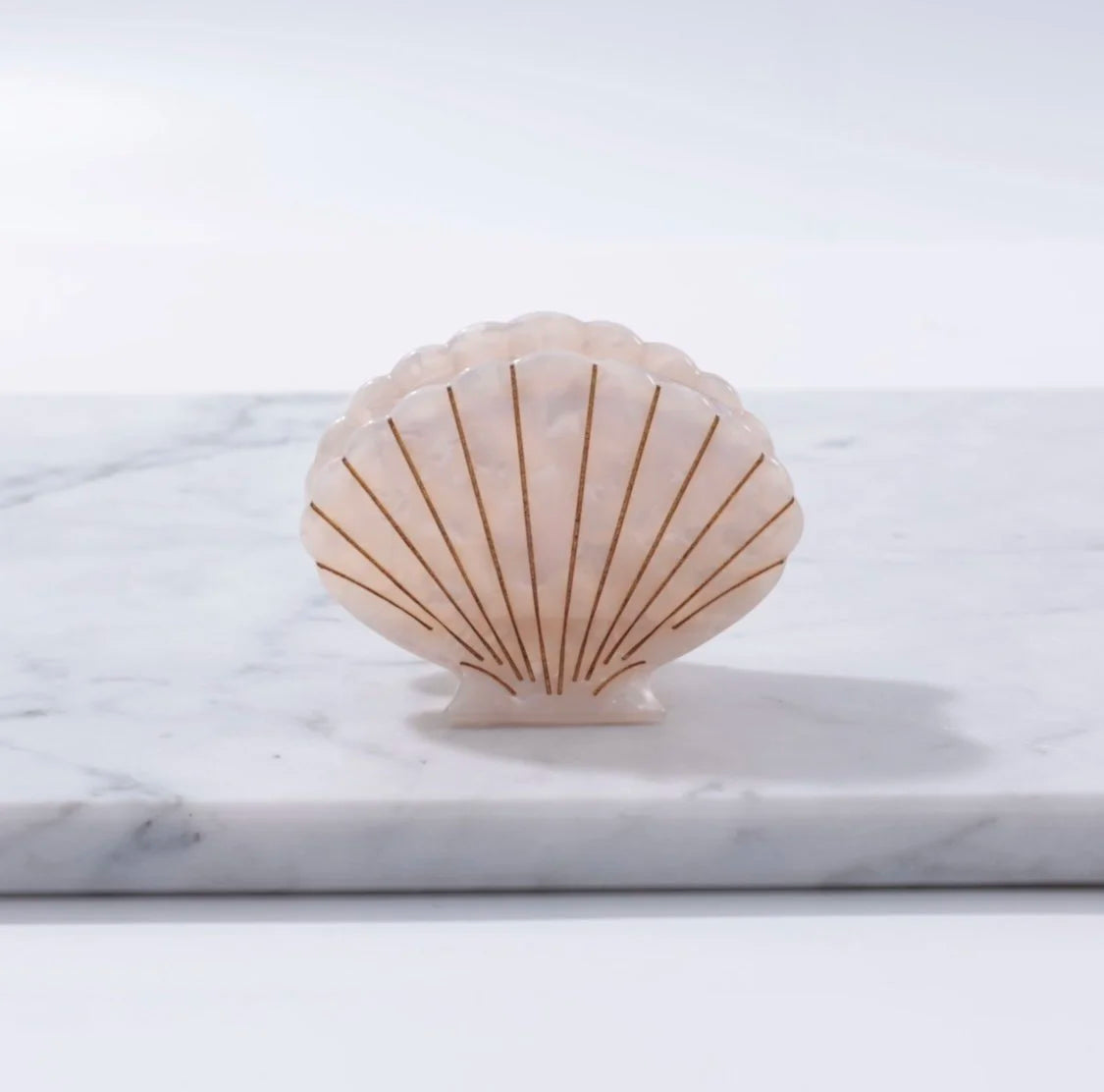 Scallop Shell lrg Hair Clip-Haven