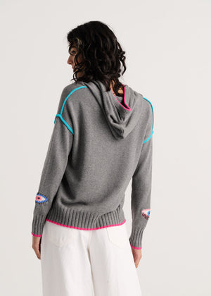 Mystic Eye Hoodie-Zaket & Plover ZP8546U