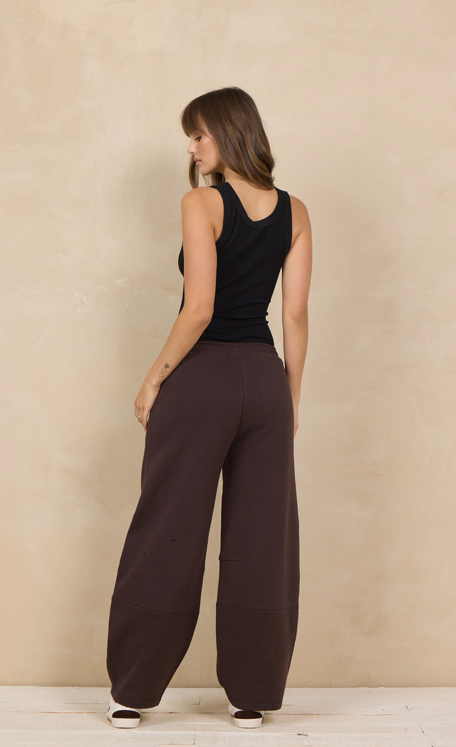 Soft surf wash barrel pant-Vintage Havana B14552