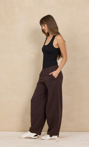 Soft surf wash barrel pant-Vintage Havana B14552