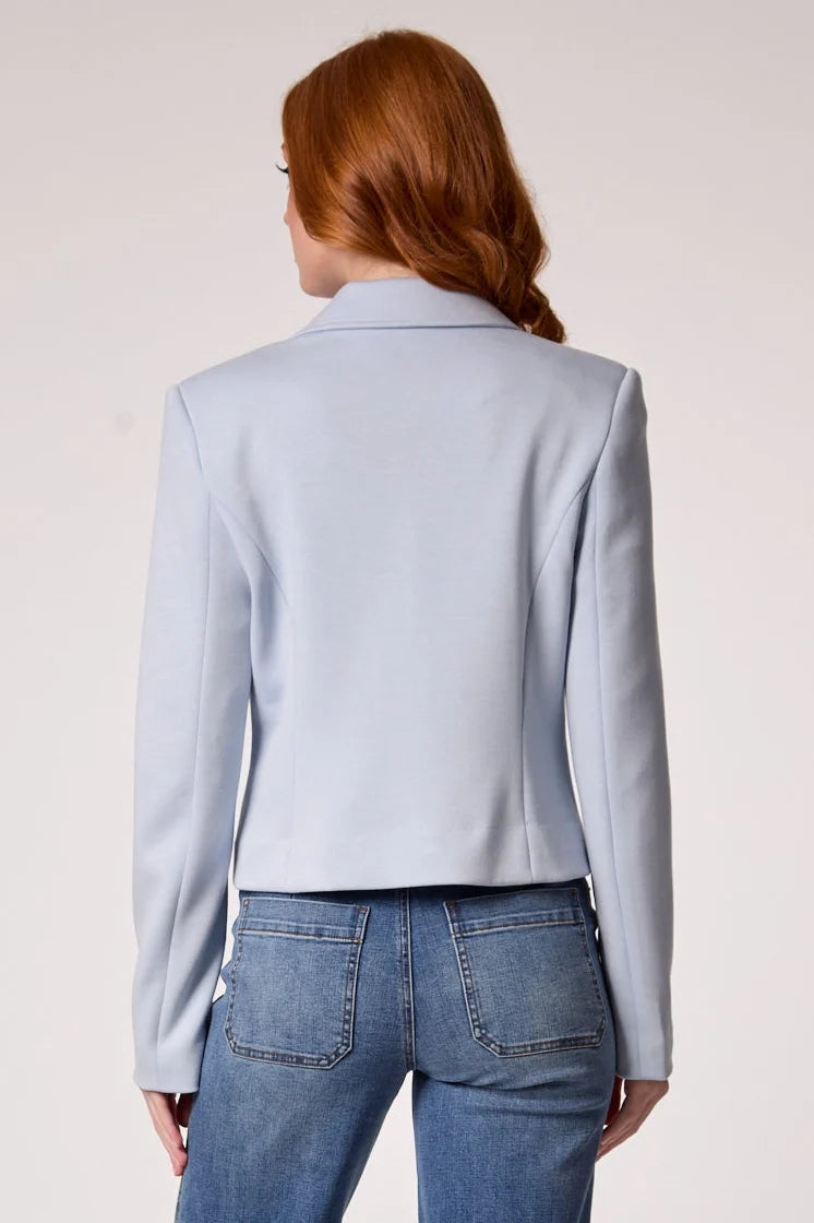 Charlotte Crop blazer-Blue Revival 4894BRS6
