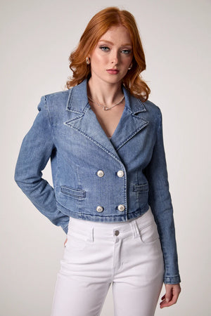 Oliva cropped jkt-Blue Revival 4835BRRS5