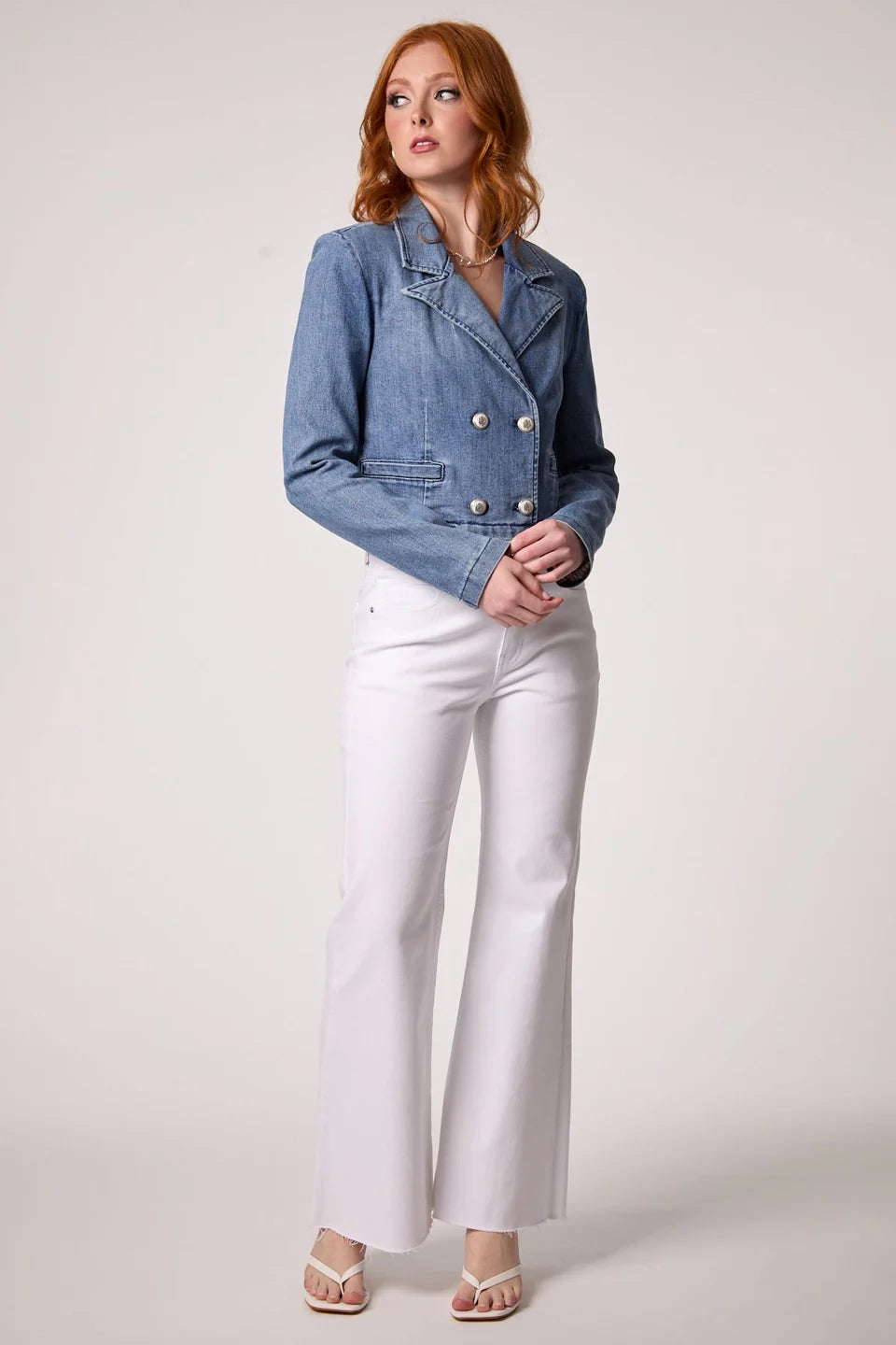 Oliva cropped jkt-Blue Revival 4835BRRS5