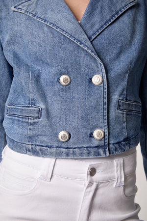 Oliva cropped jkt-Blue Revival 4835BRRS5