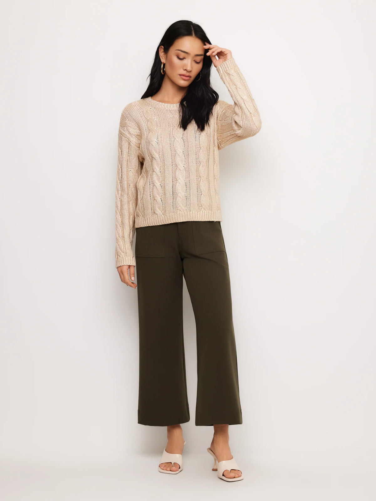 Levie Metallic sweater-Fifteen Twenty 3F89360