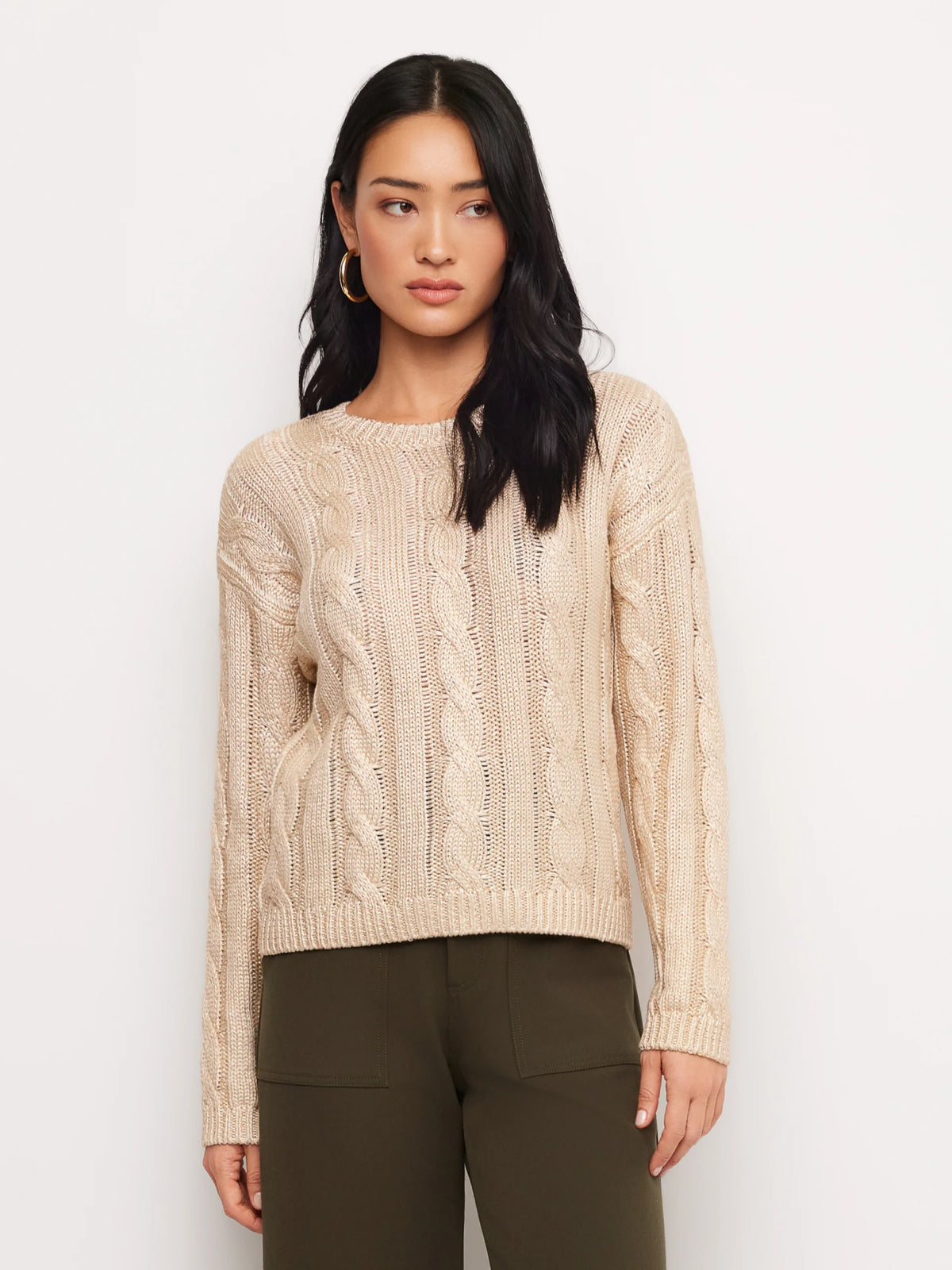 Levie Metallic sweater-Fifteen Twenty 3F89360