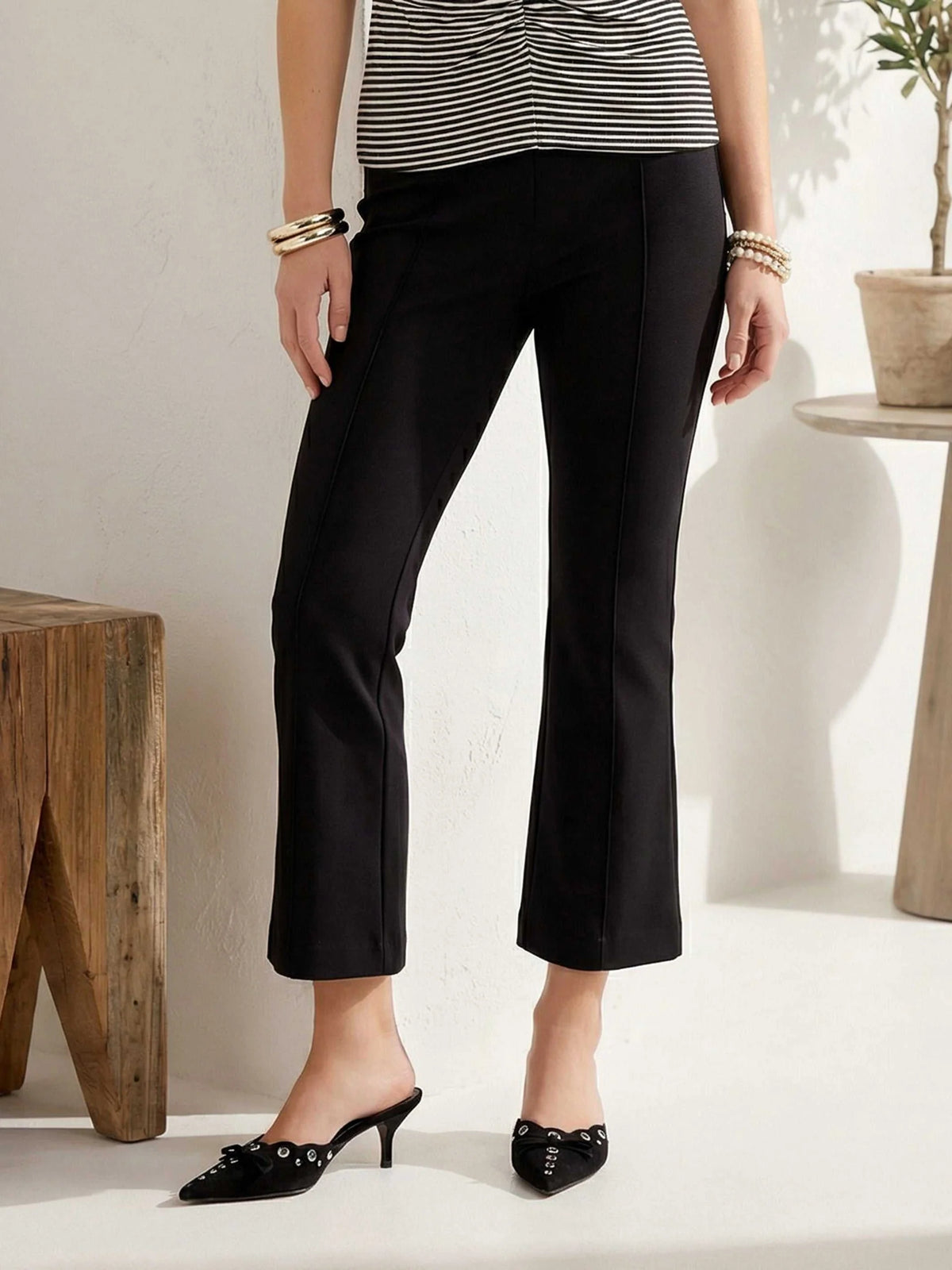 Sigourney Pintuck pant-Fifteen Twenty F09029