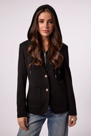 Toasty blazer w/ cable knit insert-Blue Revival 480BRF6