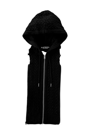 Toasty blazer w/ cable knit insert-Blue Revival 480BRF6