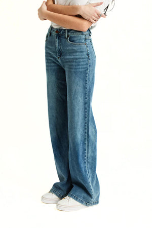 Soft wide leg-Tractr 93159-DDNW