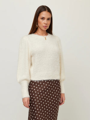 Shirred sleeve sweater-Fifteen Twenty 3F89567