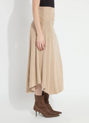 Azalea asymmetric vegan suede skt-Lysse 3992