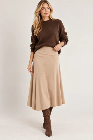 Azalea asymmetric vegan suede skt-Lysse 3992