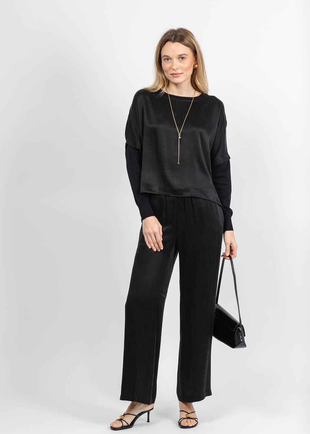 Easy wide leg rayom pant-J Society 64093