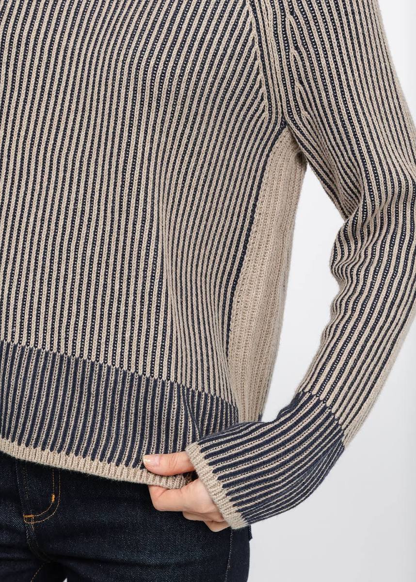 Plaited crew sweater-J society 24085
