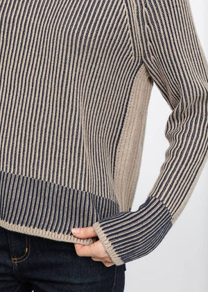 Plaited crew sweater-J society 24085