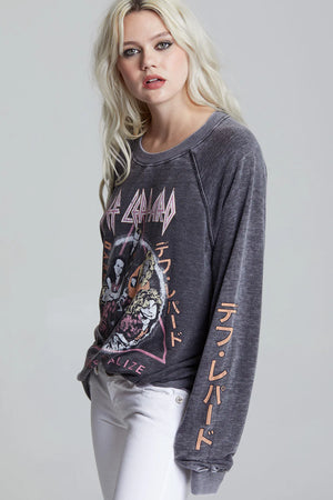 Recycled Karma Def Leppard Adrenalize sweatshirt
