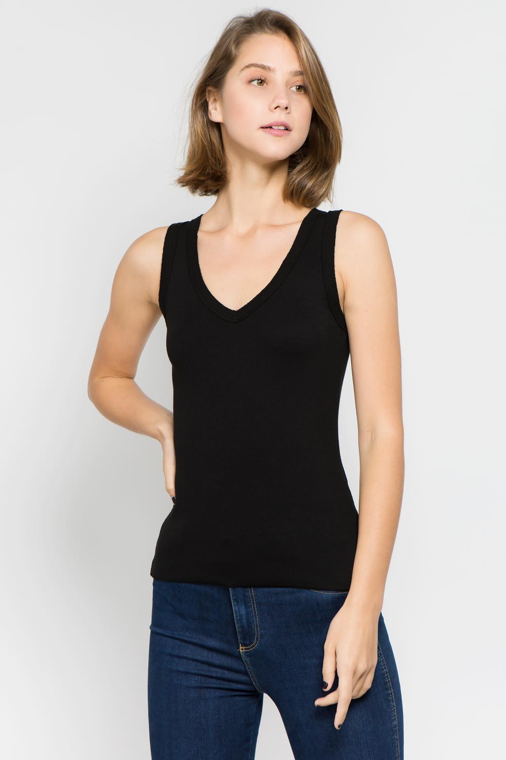 Venice V tank Black -Crown Jewel