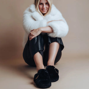 Aspen fur clog-Solei Sea