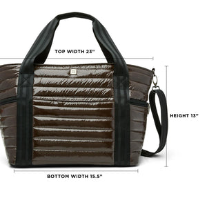 Jetset Wingman in Glossy Chocolate - Think Royln