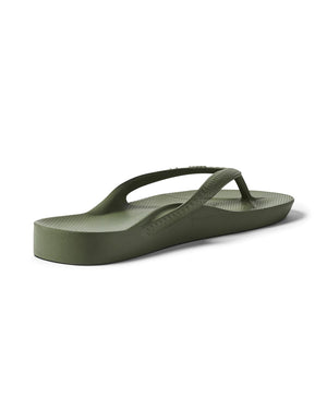 Archies Khaki Green High Arch Flip Flop