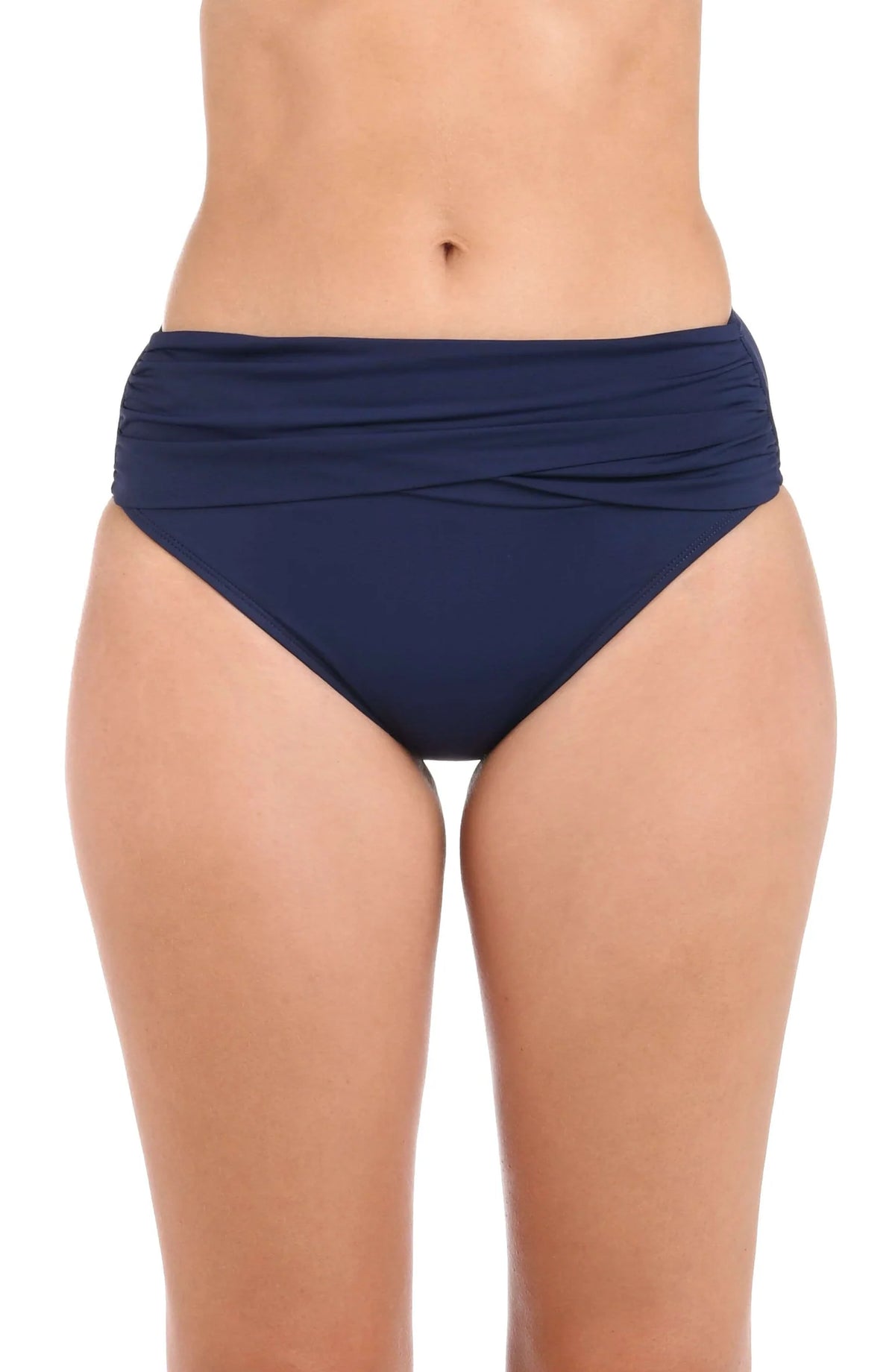 Island Goddess Sash Bottom in Indigo - La Blanca